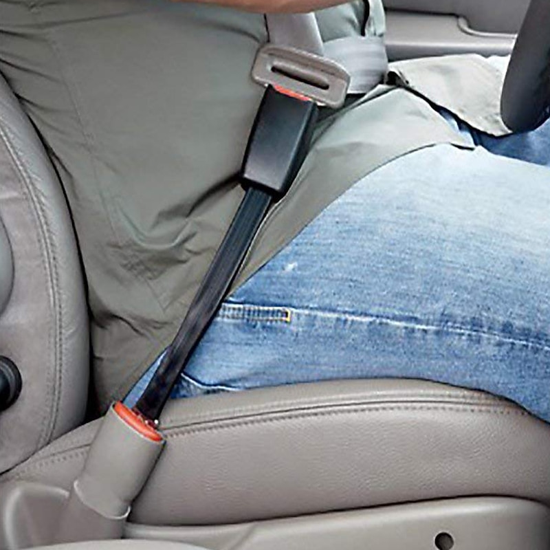 2Pcs Car Auto Seat Belt Extender Extention Buckle Safety Clip 25CM*5CM Universal  Safety Seatbelt Auto Interior Modeling Safety Clip For 21mm Locking Tab Car Accessory2