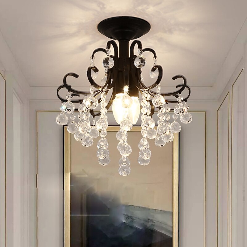 33 cm Unique Design Ceiling Light LED Crystal Classic Chandeliers Painted Finishes Vintage Country 220-240V3