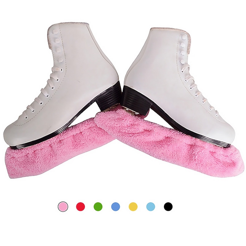 Ice Skate Blade Covers Skate Blade Protector for Figure Skating Ice Skating Hockey Skates Pink Sky Blue Yellow