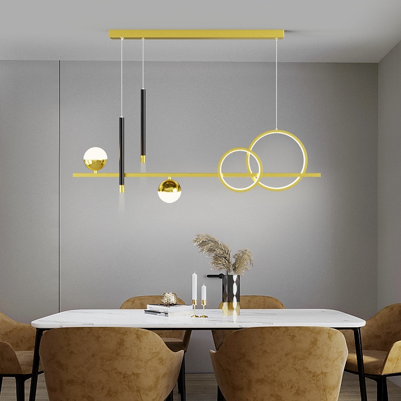 Pendant Light LED New Nordic Dining Room Table Bar Lamp with Spotlight Restaurant Simple Modern2