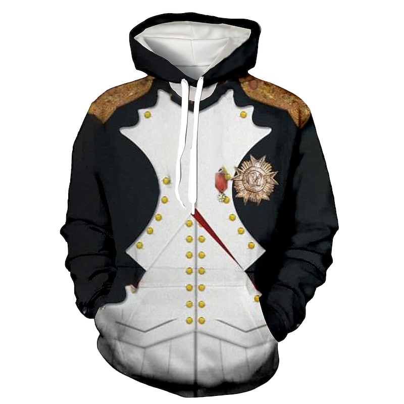 Historical Figure Napoléon Bonaparte Cosplay Costume Hoodie Anime Graphic 3D Printing Harajuku Graphic For Men's Women's Adults' Back To School4