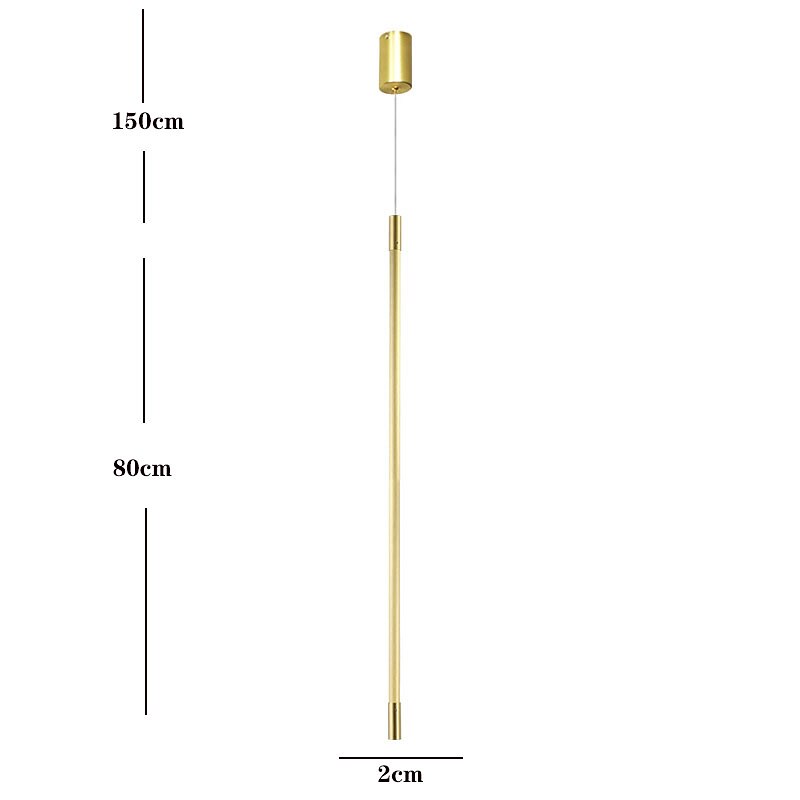 1-Light 80cm LED Pendant Light Single Design Minimalist Metal Painted Finishes Modern Shops/Cafes Dining Room 110-120V 220-240V4