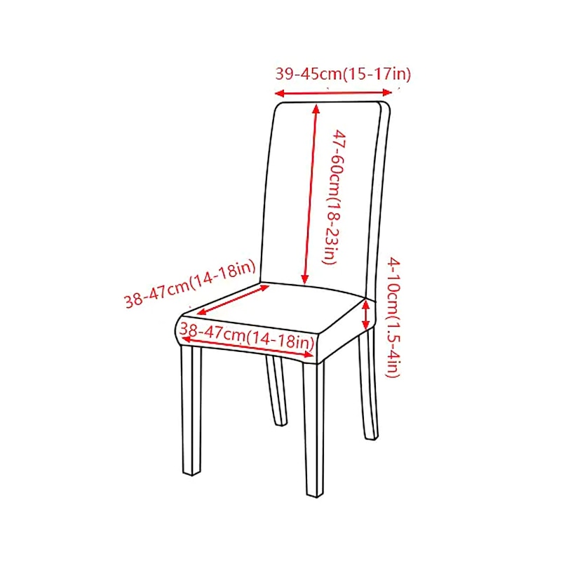 Dining Chair Cover Stretch Chair Seat Slipcover Velvet Soft Plain Solid Color Durable Washable Furniture Protector For Dining Room Party4