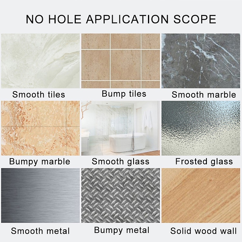 Punch Free Razor Holder Storage Hook Wall Men Shaving Shaver Shelf Bathroom Razor Rack Wall Bathroom Accessories3