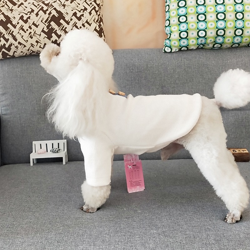 Dog Cat Sweatshirt Fashion Cute Winter Breathable Soft Washable Comfortable Outdoor Casual Daily Dog Clothing for Bichon Frise Pomeranian Baby Pet Papillon Small3