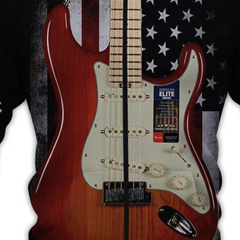 Music Festival Men's Graphic Prints Guitar Hoodie Hoodies Sweatshirt Sportswear Casual Long Sleeve Hooded Casual Daily Sports Black Zipper Print Spring &  Fall Designer2