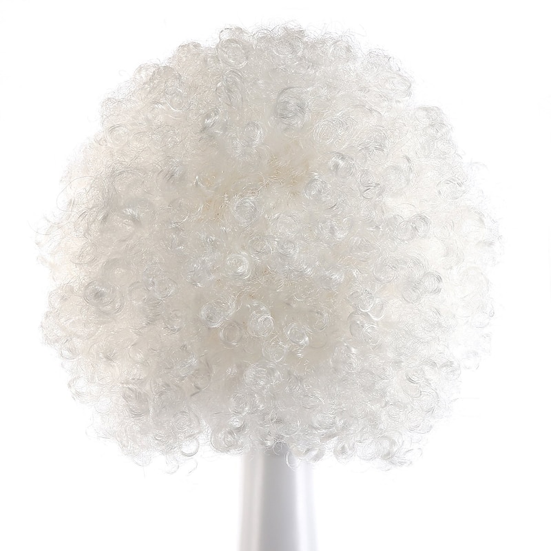 MapofBeauty 35 cm Fashion Holiday Fluffy Fun Show Clown Wig Halloween Wigs4