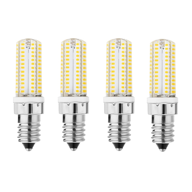 10pcs 4pcs 5w E14 G4 G9 Bi pin LED Landscape Light Bulb 104LEDs SMD 3014 500lm 50W Halogen Equivalent for Home Lighting AC110V AC220V2