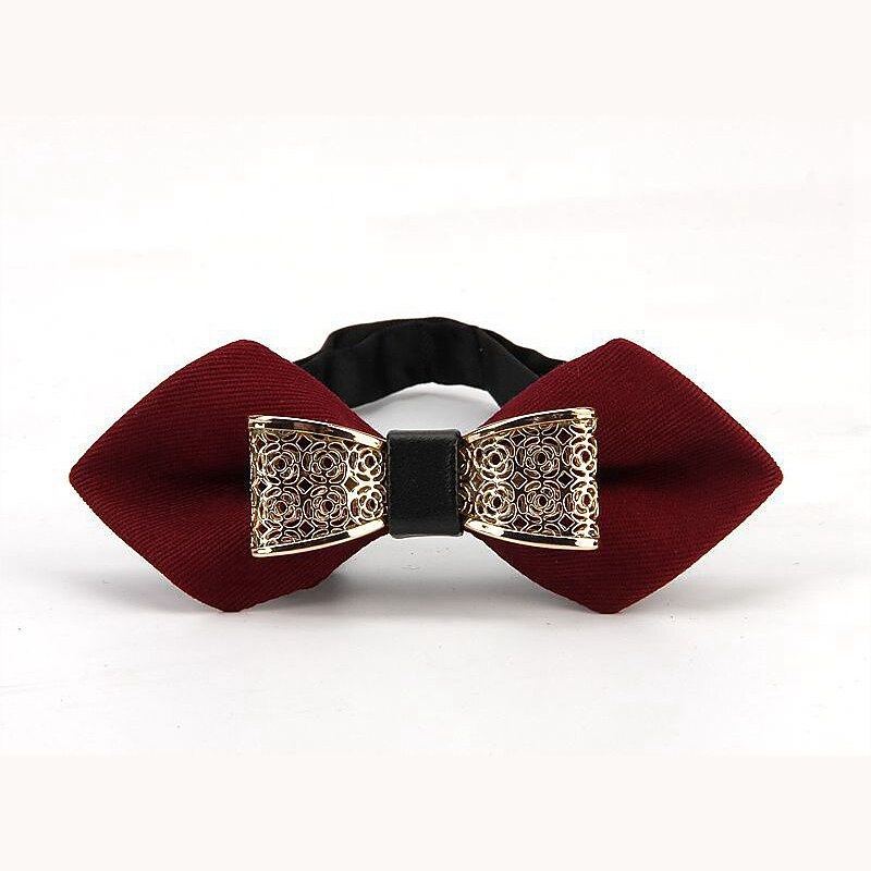 Men's Bow Tie Party Wedding Bow Solid Colored Formal Party Evening Party & Evening3