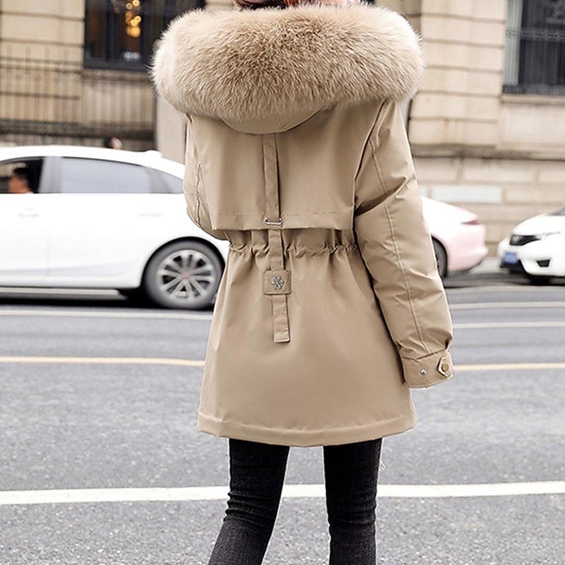 Women's Winter Coat Winter Jacket Hoodie Jacket Parka School Outdoor Valentine's Day Fall Winter Regular Coat Regular Fit Warm Breathable Simple Casual Daily Comfortable Jacket Long Sleeve Solid3