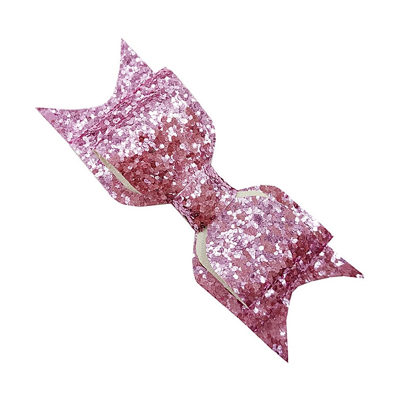 Baby Girls' Hair Accessories Active Sweet Solid Colored Shiny Metallic Silver Black3