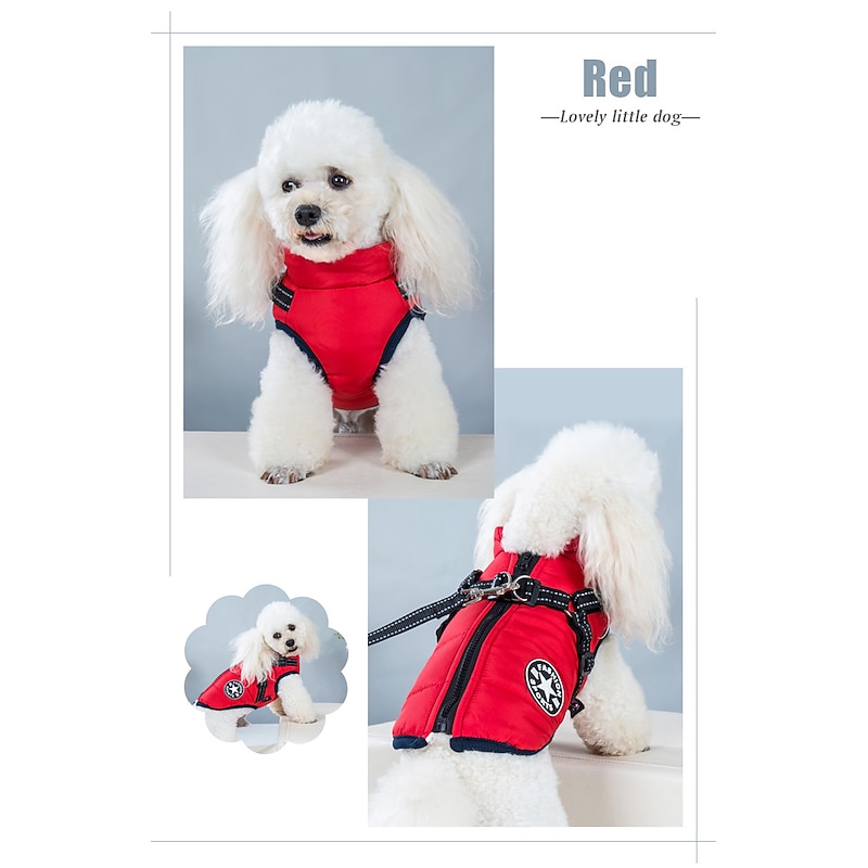 Dog Coat Jacket Dog clothes Winter Reflective Waterproof Warm Breathable Soft Outdoor Dog Clothing 8