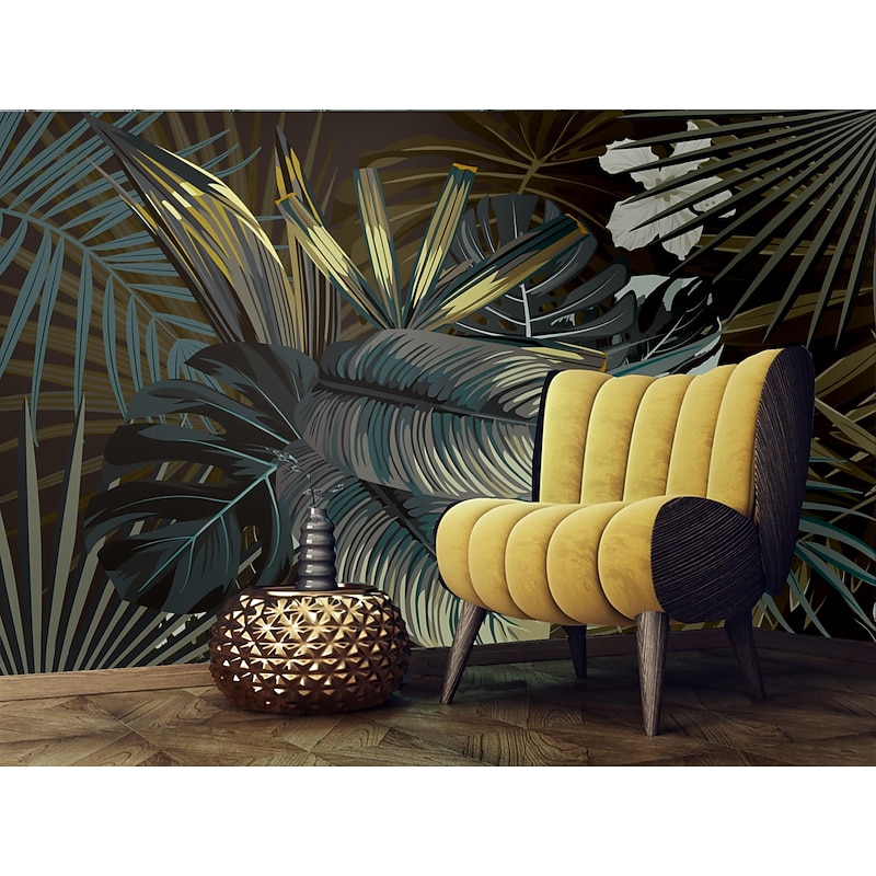 Mural Wallpaper Wall Sticker Covering Print  Peel and Stick  Removable Self Adhesive Jungle Leaves  PVC / Vinyl Home Decor