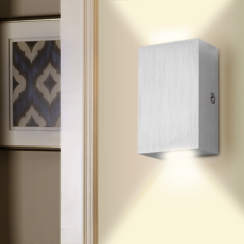 LED Indoor Wall Lights Shops / Cafes Office Aluminum Wall Light IP44 Generic 1 W3