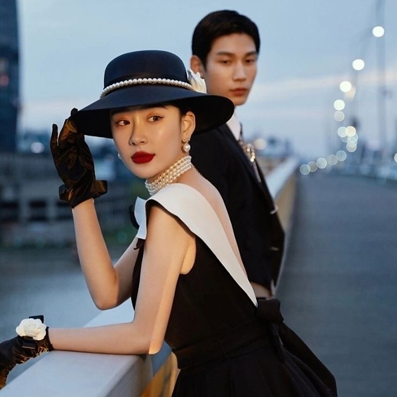 Hats Poly / Cotton Blend Bucket Hat Fall Wedding Party / Evening Melbourne Cup Cocktail Royal Astcot With Beading Appliques Headpiece Headwear dress to impress Hats Race Day Dress3