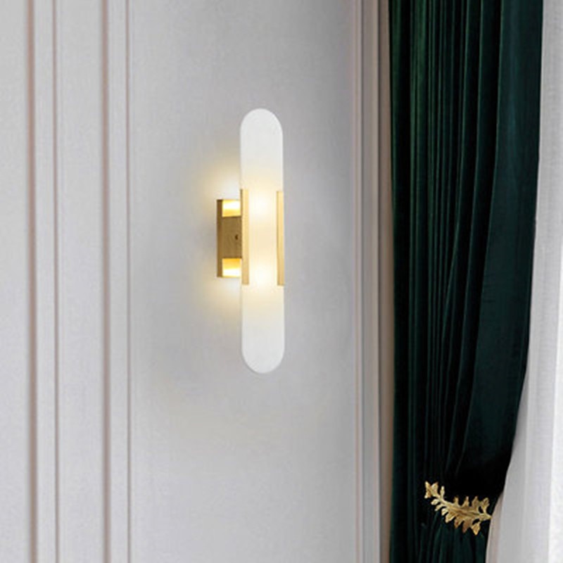 Wall Light LED  Modern Creative Marble Living Room Personality Bedroom Bedside Hotel Villa Study Aisle Led Wall Lamp3