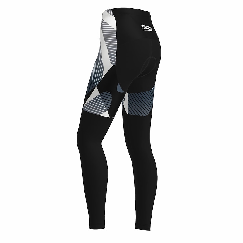 Women's Stripes Cycling Tights Bike Tights Mountain Bike MTB Road Bike Cycling Sports 3D Pad Cycling Moisture Wicking Breathable Yellow Red Spandex Clothing Apparel Bike Wear2