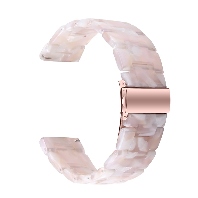 Watch Band for Fitbit Versa 2 / Versa Lite / Versa SE / Versa Resin Replacement  Strap Women Metal Clasp Stainless Steel Buckle Link Bracelet Wristband2