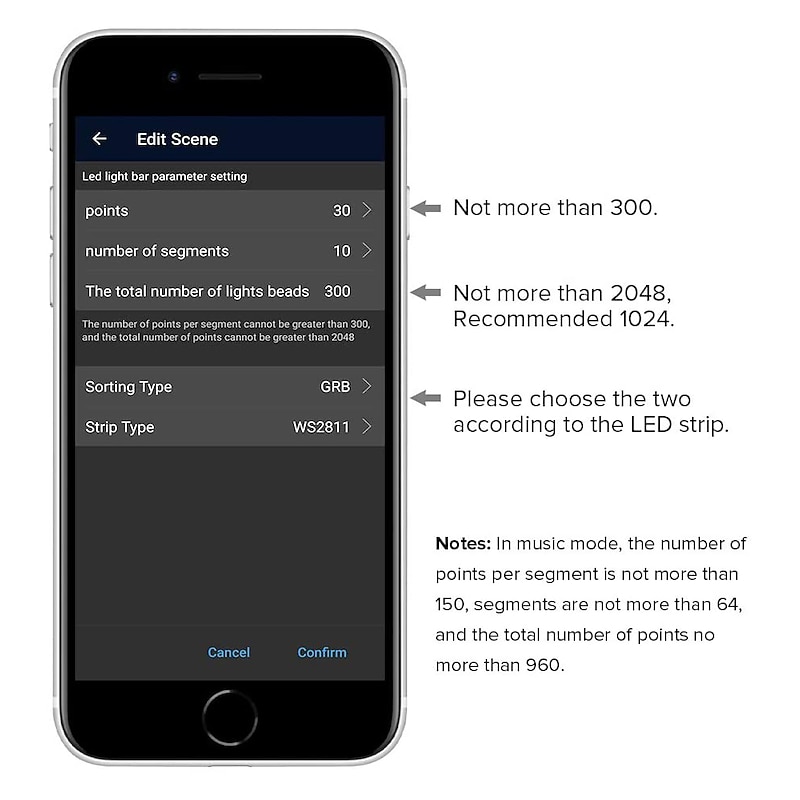 Addressable Dream color RGBIC WiFi Bluetooth LED Light Strip 5~10m 16.4~32.8ft Waterproof 5050SMD Work with Alexa Google Assistant4