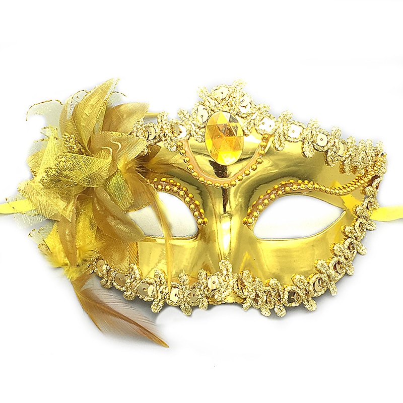 Goddess / Sexy Lady Halloween Props / Holiday Jewelry Adults' Christmas Women's White / Golden / Silver Plastics / Lace Cosplay Accessories Masquerade Costumes / Eye Mask / Eye Mask3