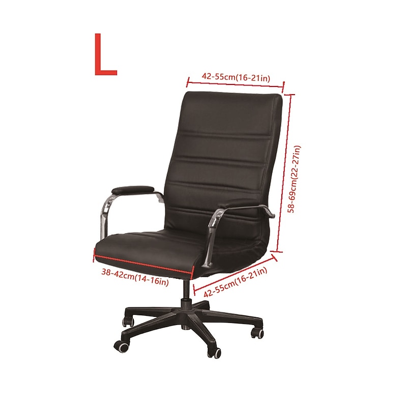 Office Chair Cover Stretchable Slipcover for Office Chairs with a Secure Fit and Durable Protection in a Stylish Design2