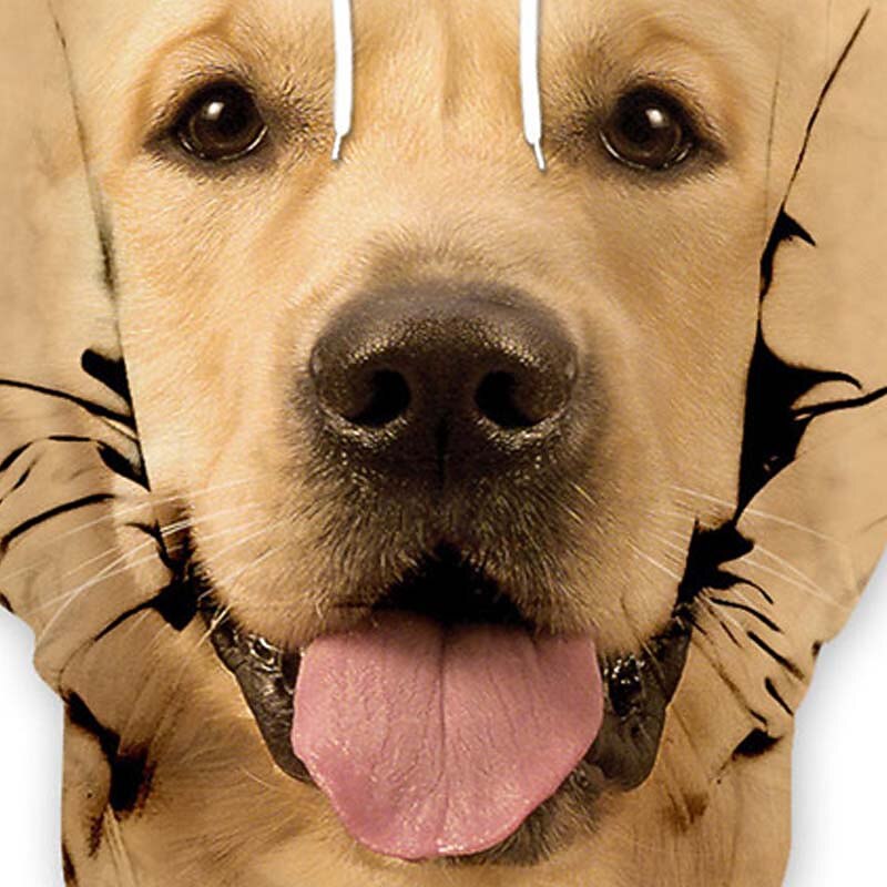 Men's Animal Dog Animal Patterned Graphic Prints Hoodie Hoodies Sweatshirt Cute Streetwear Long Sleeve Hooded Casual Daily Sports Black White Front Pocket Fall Spring &  Fall Designer2