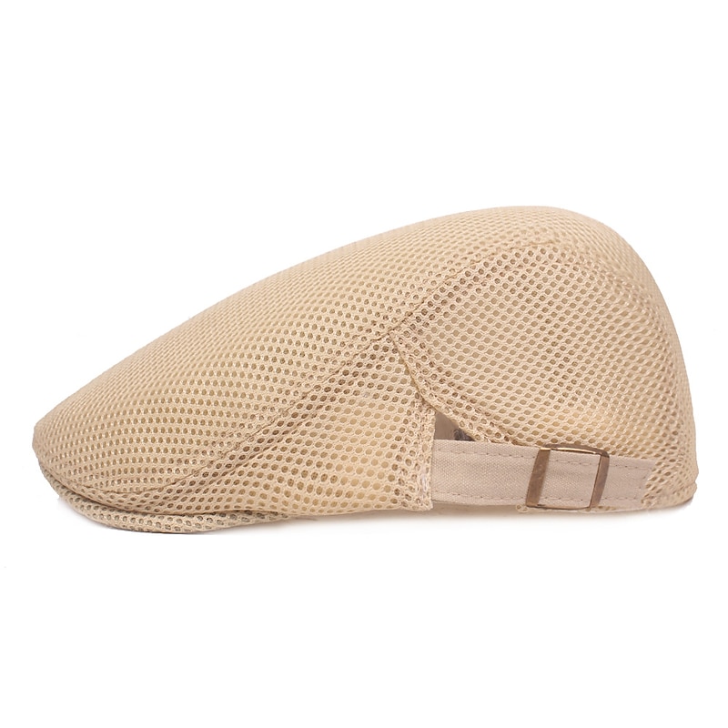Men's Flat Cap White Pink Polyester 1920s Fashion Casual Office Sports & Outdoor Daily Solid / Plain Color Casual3