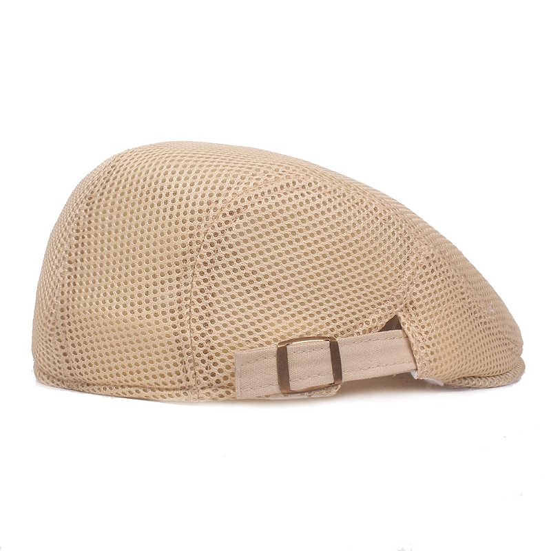 Men's Flat Cap White Pink Polyester 1920s Fashion Casual Office Sports & Outdoor Daily Solid / Plain Color Casual4