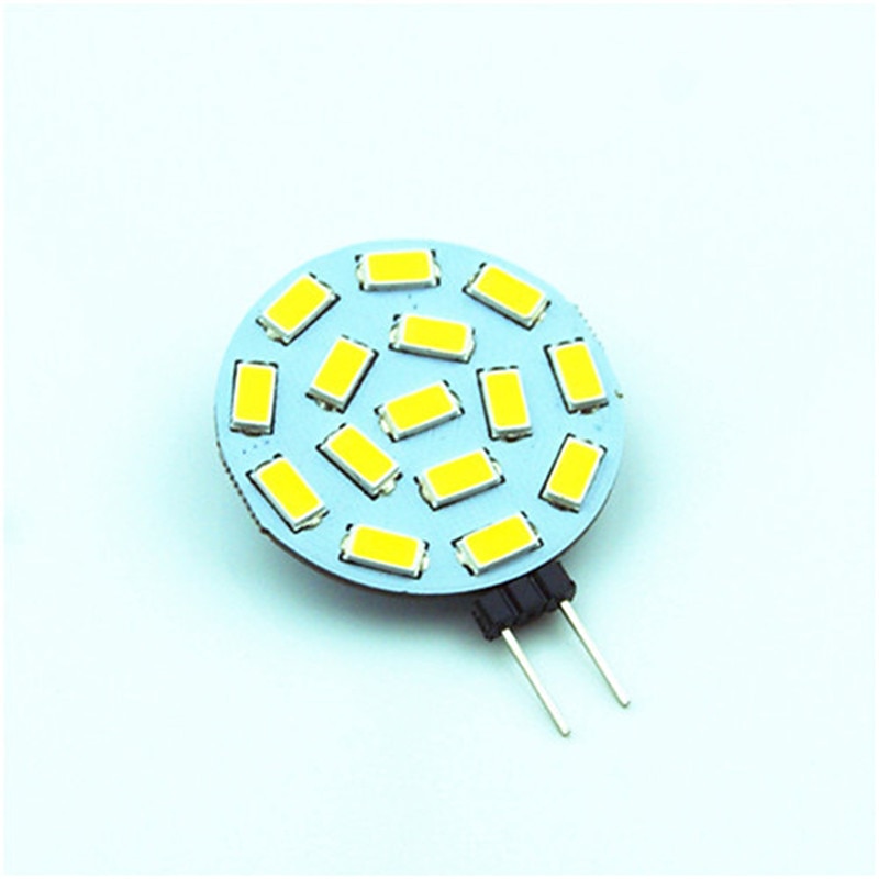 4Pcs G4 LED Bulb 30 Watt Equivalent Bi-Pin LED Disc JC Side Pin 12V-24VDC Low Volt CRI85 300 Lumens White/Warm/Green/Red/Yellow/Blue3
