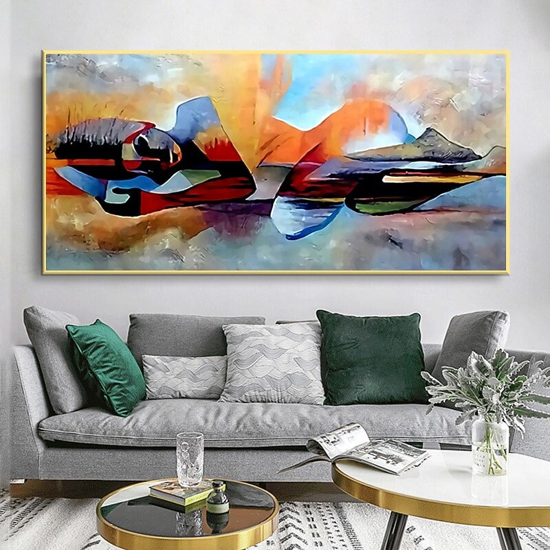 Oil Painting Handmade Hand Painted Wall Art Abstract Woman Portrait Home Decoration Décor Rolled Canvas No Frame Unstretched 10