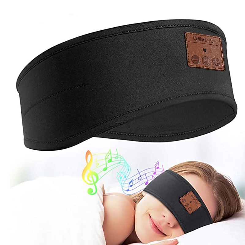 Sleep Headphones Wireless Bluetooth Sports Headband Headphones with Ultra-Thin HD Stereo Speakers Perfect for Sleeping/Workout/Jogging/Yoga/Insomnia/Air Travel/Meditation