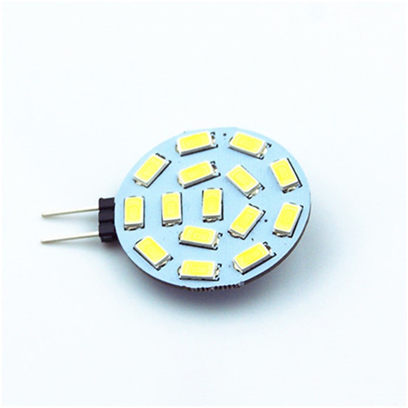 4Pcs G4 LED Bulb 30 Watt Equivalent Bi-Pin LED Disc JC Side Pin 12V-24VDC Low Volt CRI85 300 Lumens White/Warm/Green/Red/Yellow/Blue4