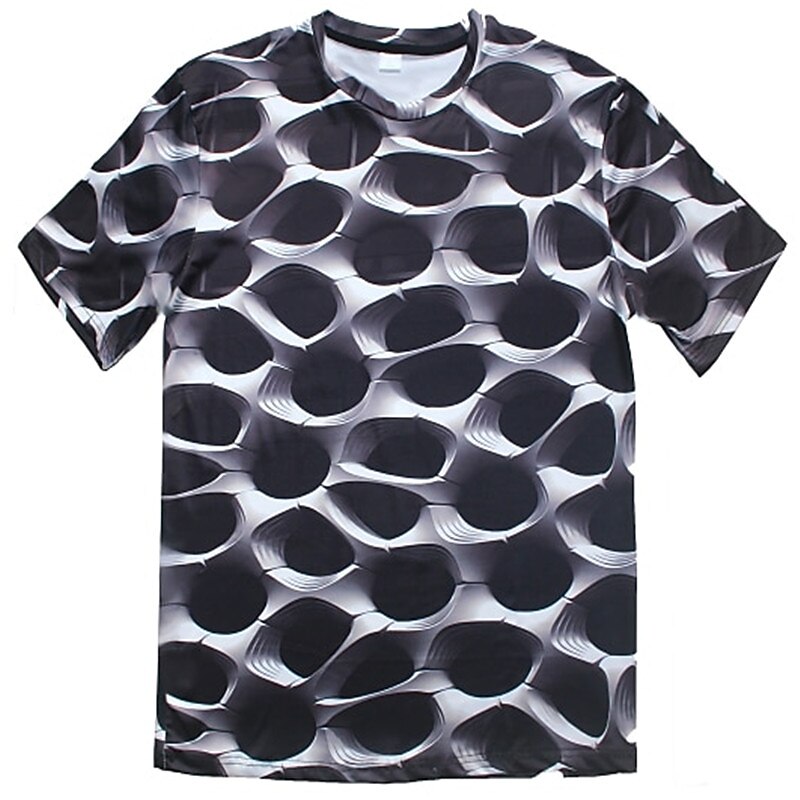 Men's Graphic T Shirt Short Sleeve T shirt Round Neck Shirt Basic Daily Black Blue Purple Clothing Apparel Normal S M L XL XXL 3XL 13