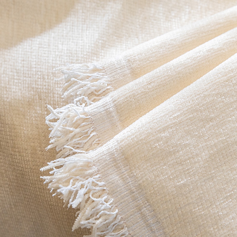 Chenille Sofa Blanket Sofa Slipcover Furniture Protector from Pet Scratch, Premium Throw Blankets,White2