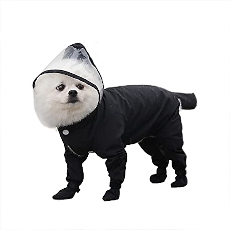 Dog Costume Rain Coat Jumpsuit Raincoat Dog Costume Sports & Outdoors Stylish Ordinary Classic Style Portable Summer Spring Fall Waterproof Outdoor Sports Outdoor Walking Dog Clothing