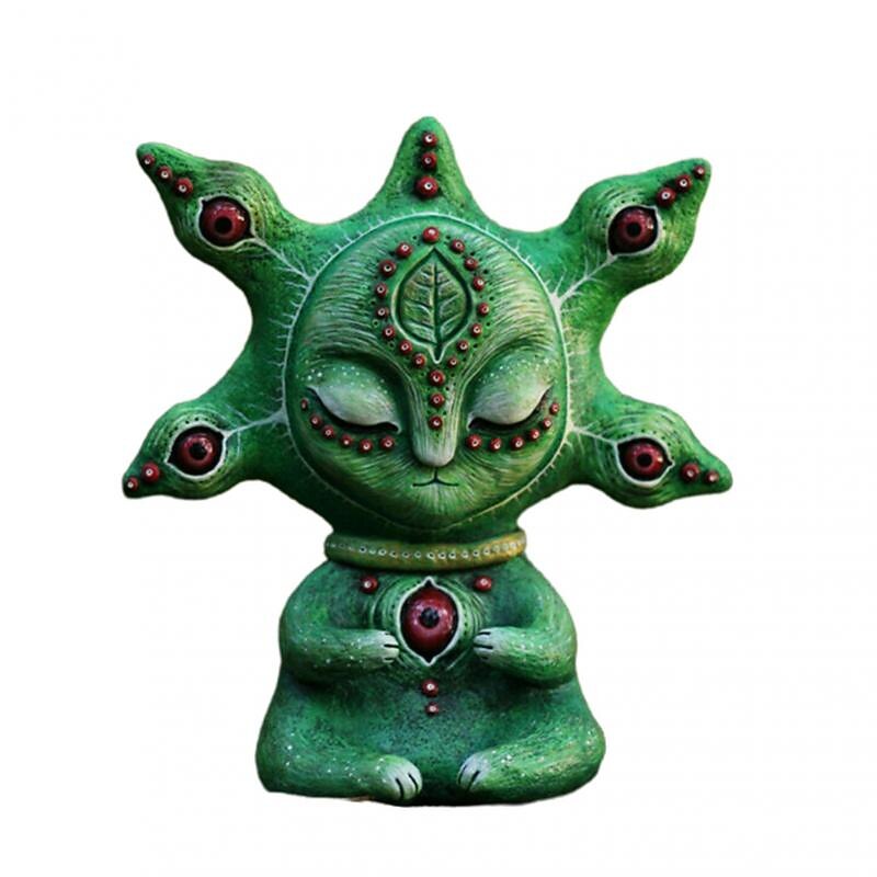 Funny Resin Figurines Space Alien Garden Decoration Statue Fantasy World Decoration Villa Home Decor Figurines Decoartion Crafts4