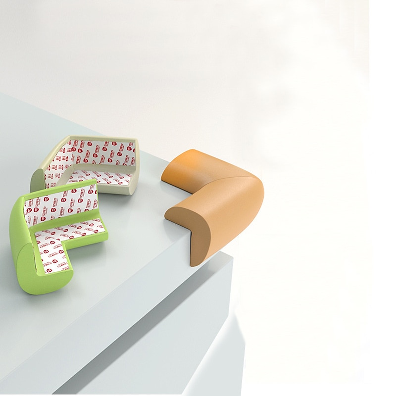 10pcs/pack Non-sticking Anti-collision Corner Protecter Children's Table Bed Corner Protection Baby Proofing Edge and Corner Guards Foam2