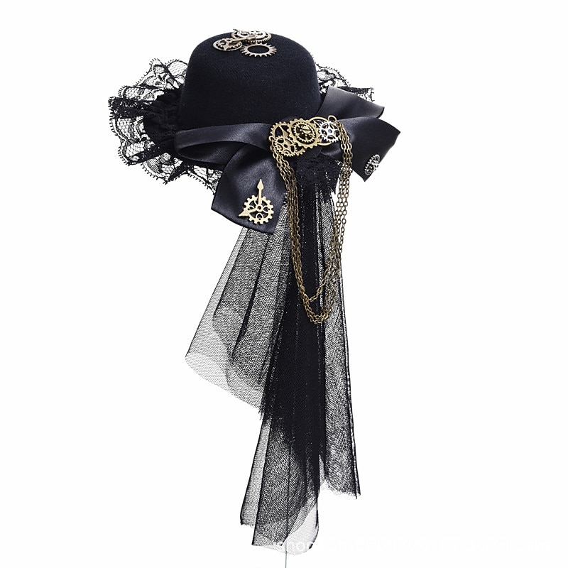 Gothic Steampunk Cocktail Hat Normal Fancy Dress Women's New Year Masquerade Event / Party Festival Teen Adults' Hat All Seasons
