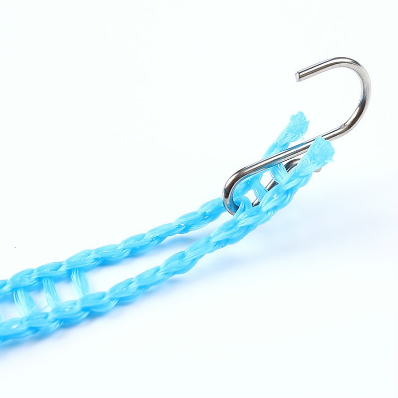 3-10m Windproof Clothesline Camping Clothesline Durable Travel Clothes Line Rope Portable Clothes Drying Line Heavy Duty Laundry Line Length Adjustable Non-slip Clothing Line Outdoor Indoor3