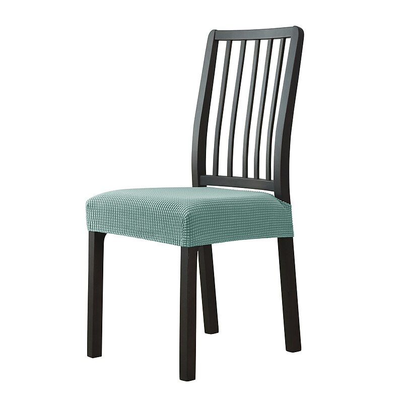 Seat Covers for Dining Room Chairs with Ties Burgundy Stretch Jacquard Chair Covers Removable Washable Kitchen Chair Seat Cushion Slipcovers Protector 26