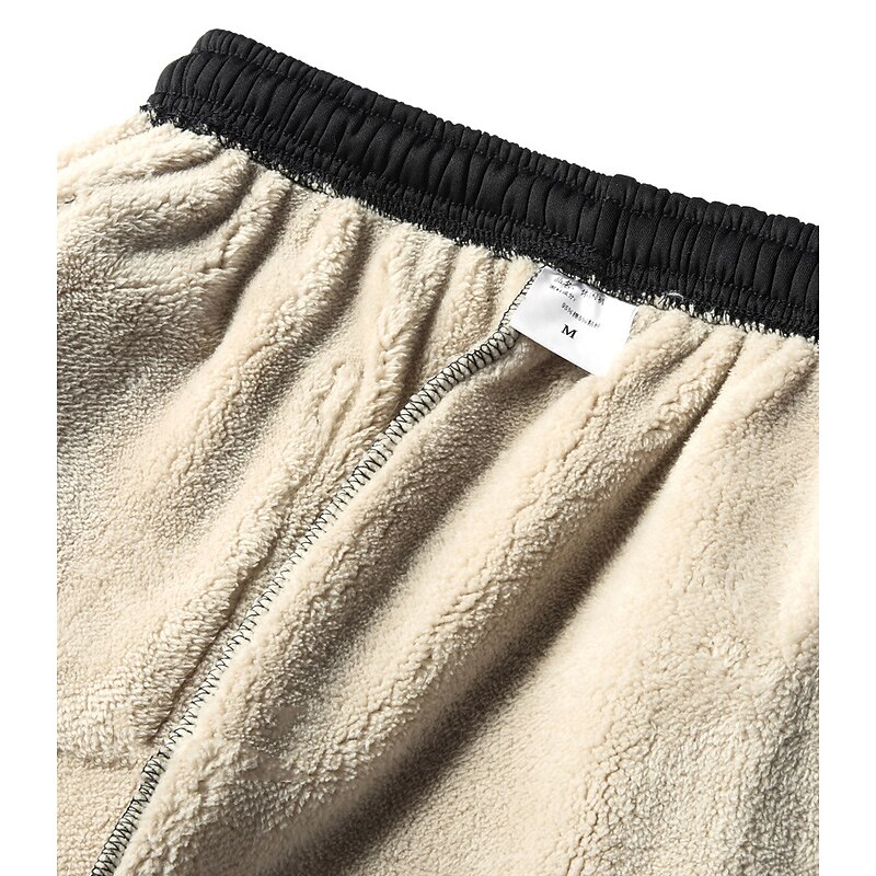 Men's Work Pants Hiking Cargo Pants Fleece Lined Pants Outdoor Windproof Lightweight Soft Comfortable Bottoms 990 black Fishing Climbing Beach M L XL XXL XXXL2