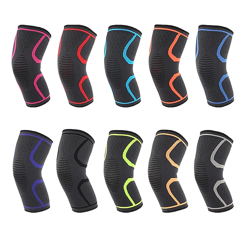 Compression Sleeve for Knee 2pcs/Pack Knee Brace-Knee Support Men and Women for Running Hiking Basketball Tennis Gym Weightlifting2