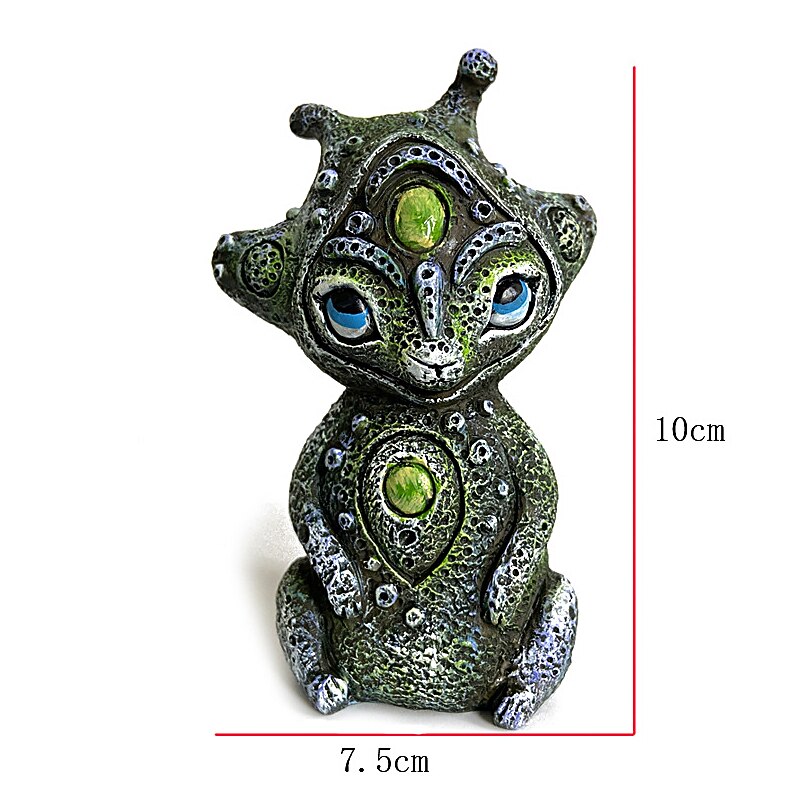 Funny Resin Figurines Space Alien Garden Decoration Statue Fantasy World Decoration Villa Home Decor Figurines Decoartion Crafts3
