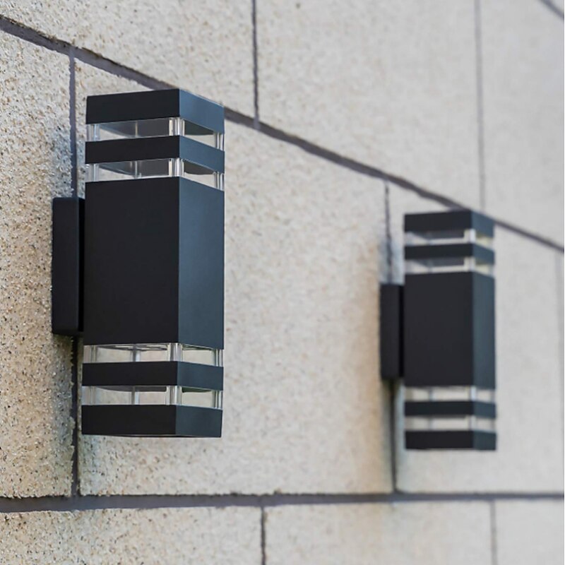 1 Head 2 Heads Outdoor Waterproof LED Wall Light Aluminum Alloy Material and Various Styles Modern Villa Courtyard Wall Lamp3