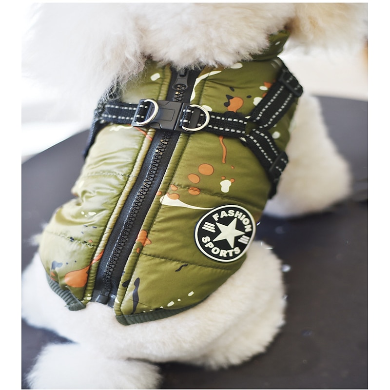 Dog Cat Coat Jacket Vest Fashion Casual Winter Warm Breathable Soft Comfortable Thick Casual Daily Dog Clothing3