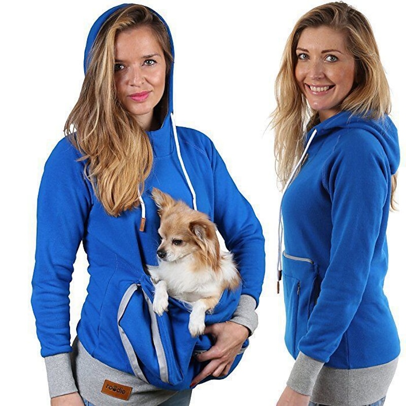 Pet Pouch Hoodie Pet-pouch-hoodie Soft Comfortable Dailywear Indoor Weekend Homewear Dog Clothing2
