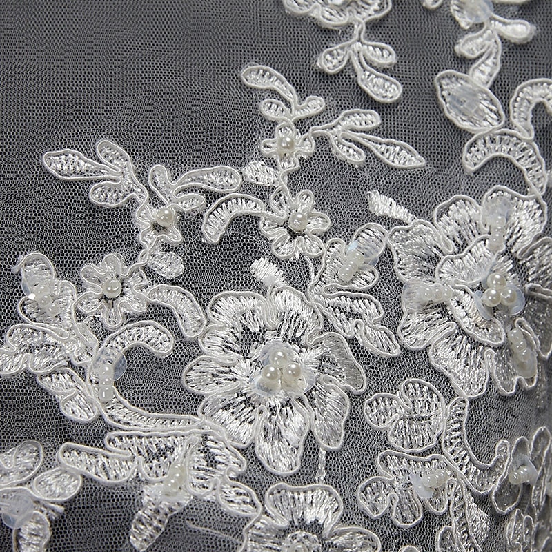 Shawl & Wrap Shawls Women's Wrap Bolero Sexy Bridal Half Sleeve Lace Wedding Wraps With Button For Wedding Spring & Summer3