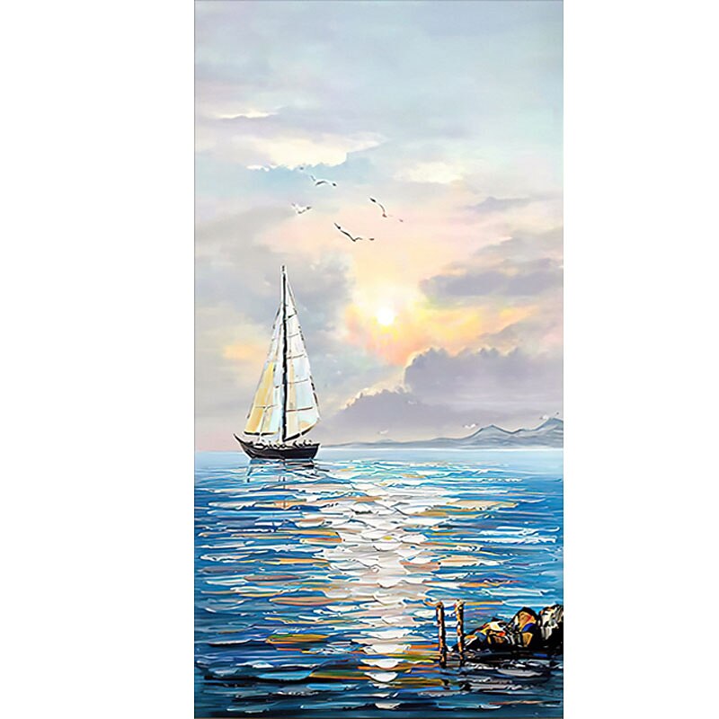 Oil Painting Handmade Hand Painted Wall Art Modern Abstract Landscape Large Size Home Decoration Decor Rolled Canvas No Frame Unstretched3