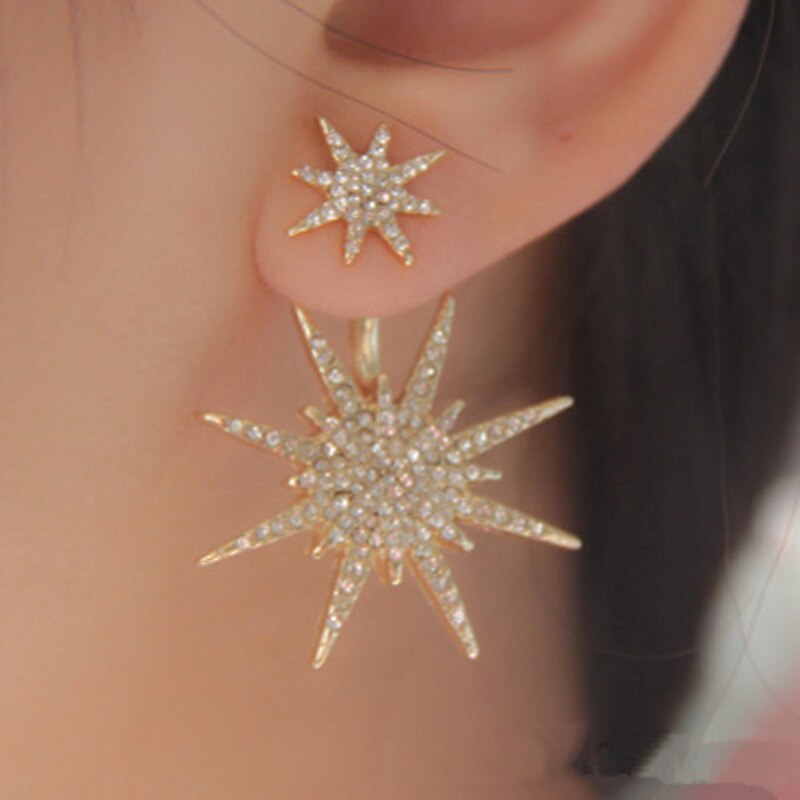1PC Women's Earrings Chic & Modern Party Star Earring / Wedding / Gold / Silver / Fall / Winter