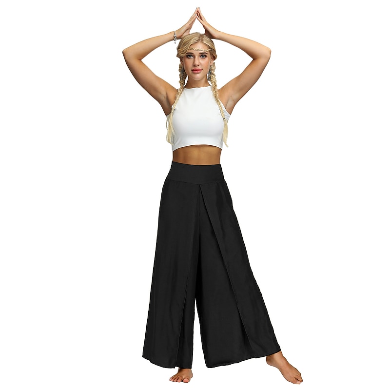 Women's Harem Pants Yoga Style for Gym Workout Pants Bottoms Bohemian Apricot Black Light Green Sports Activewear / Casual / Athleisure2